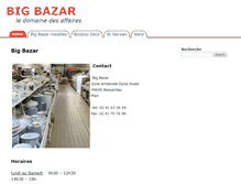 Tablet Screenshot of big-bazar.fr